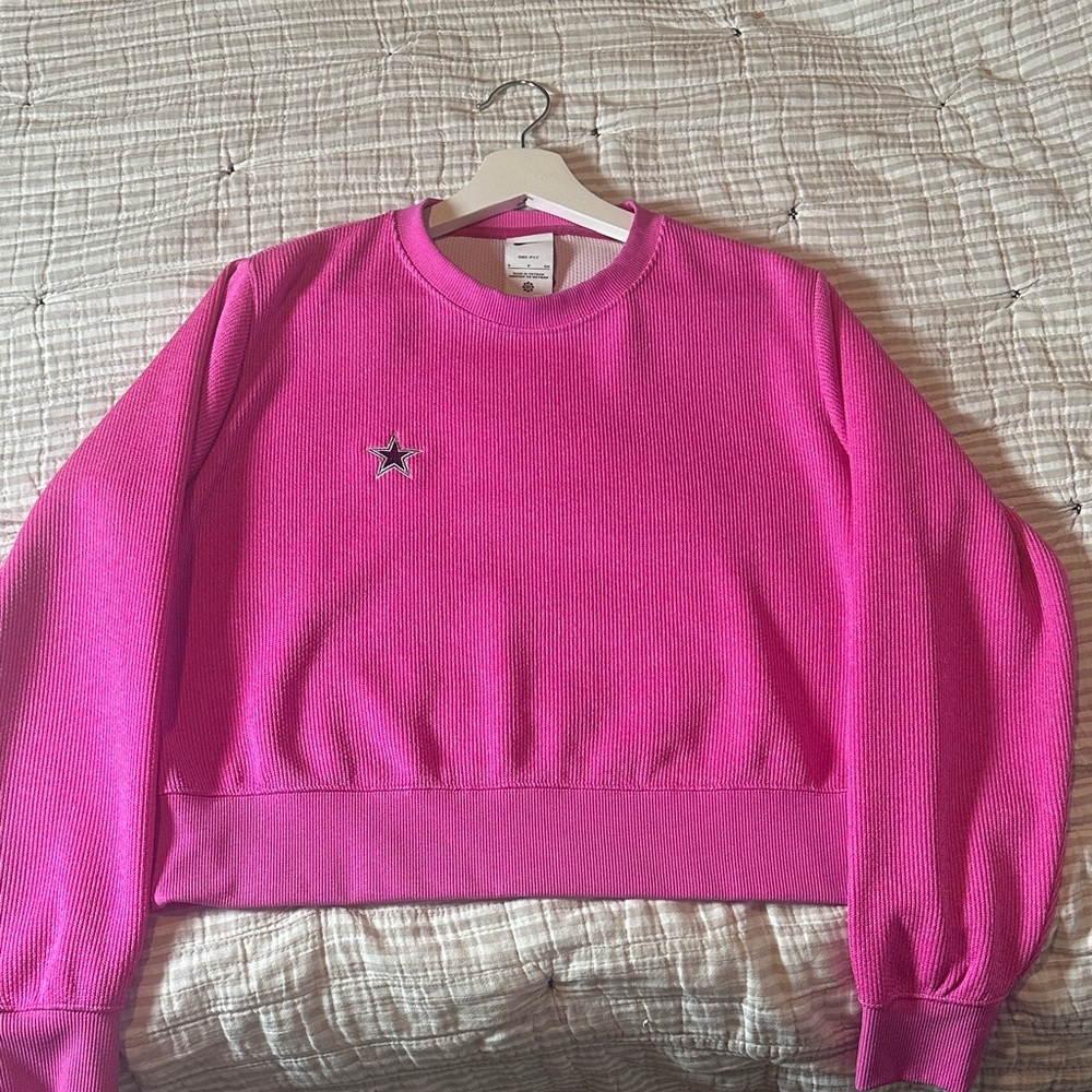 Nike Pink Sweatshirt with Star Detail